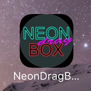 Neon Drag Box HTML 5 Game 